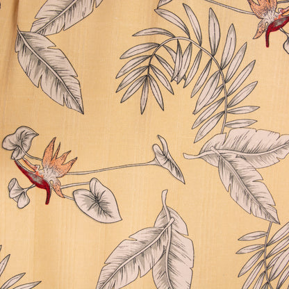 Camisa hawaiana amarillo (M) George