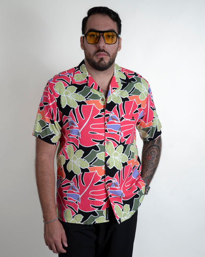 Camisa hawaiana multicolor (L) Fresco Lab