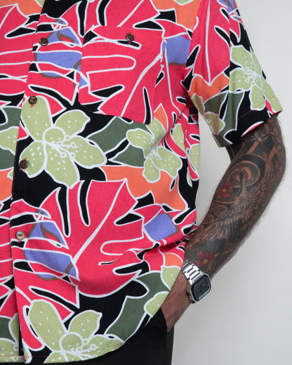 Camisa hawaiana multicolor (L) Fresco Lab