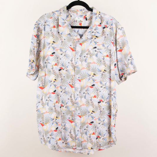 Camisa hawaiana azul (L) DIP