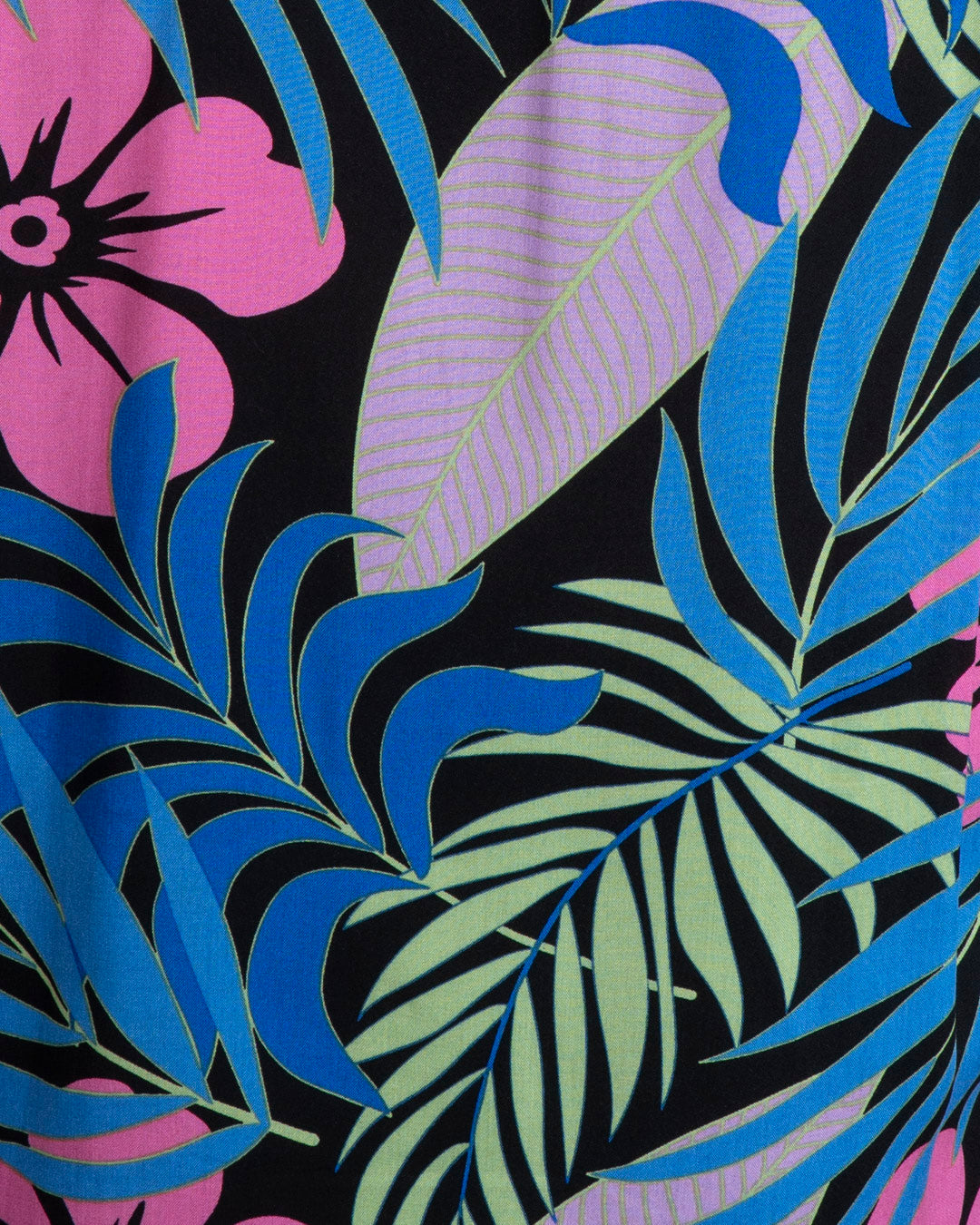 Camisa hawaiana negra (L) Fresco lab