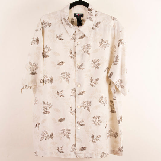 Camisa estampada beige (XL) axcess