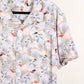 Camisa hawaiana azul (L) DIP