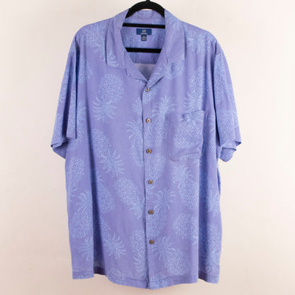 Camisa estampada azul (XL) George