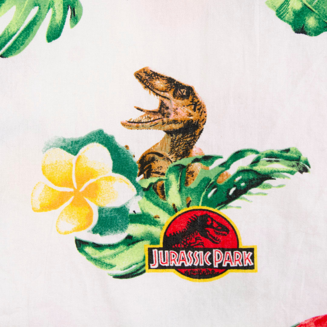 Camisa hawaiana blanca (S) Jurassic World