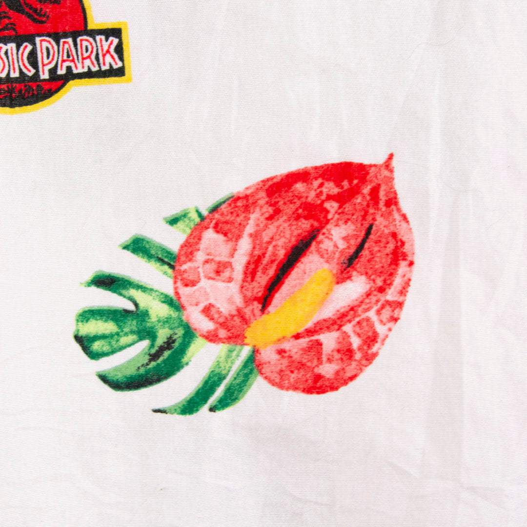 Camisa hawaiana blanca (S) Jurassic World