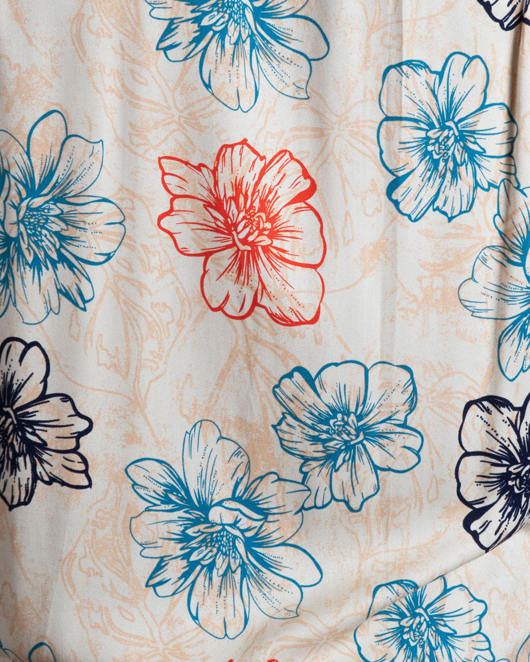 Camisa hawaiana beige (L) Fresco Lab