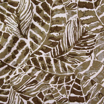 Camisa hawaiana manga corta hoja verde