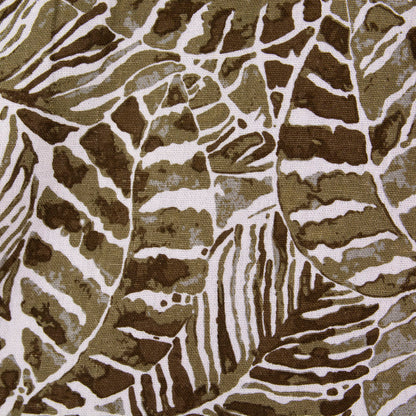 Camisa hawaiana manga corta hoja verde