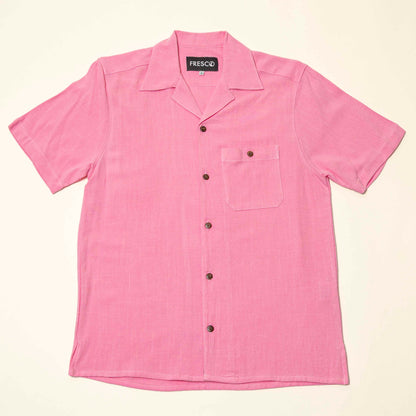 Camisa casual rosa