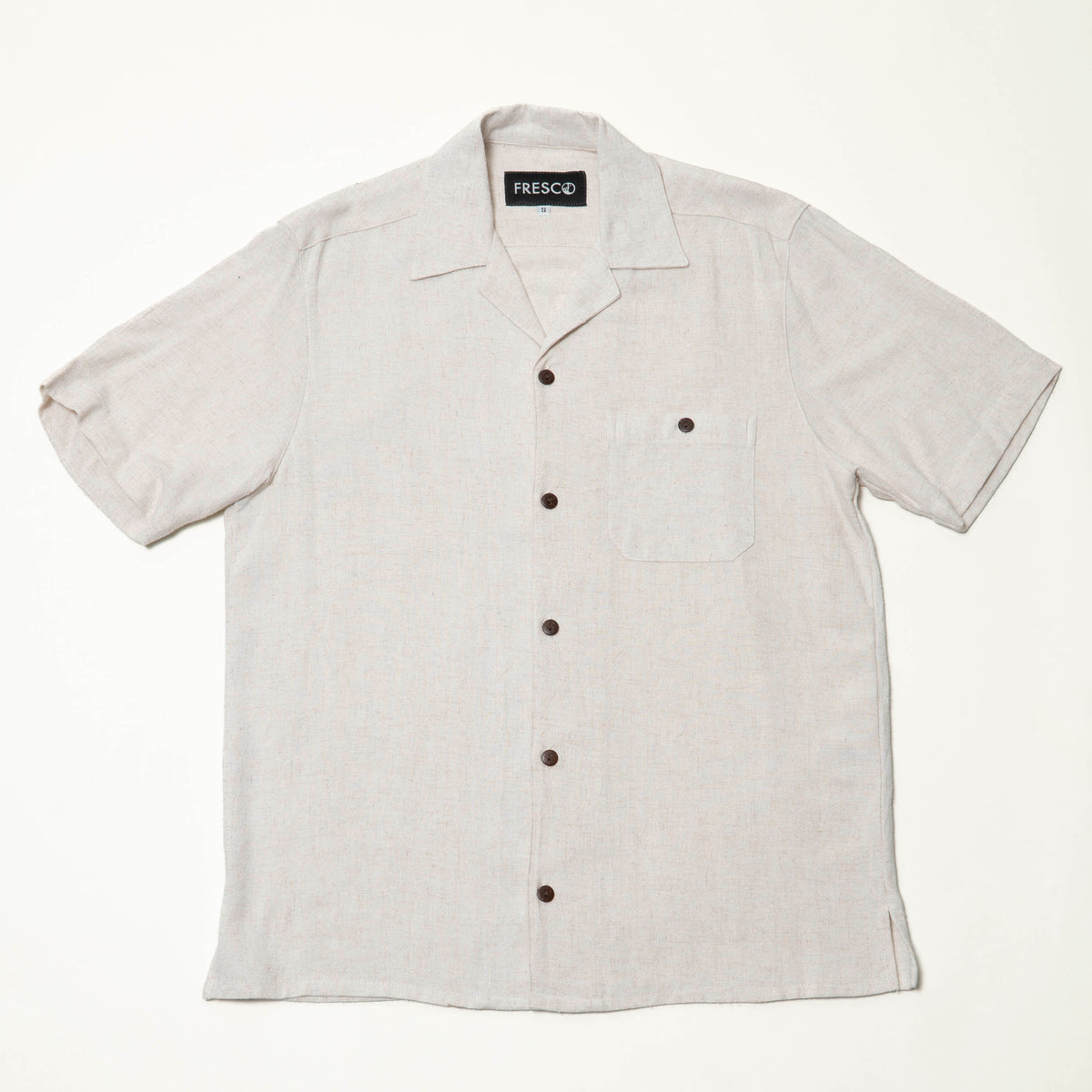 Camisa casual avena