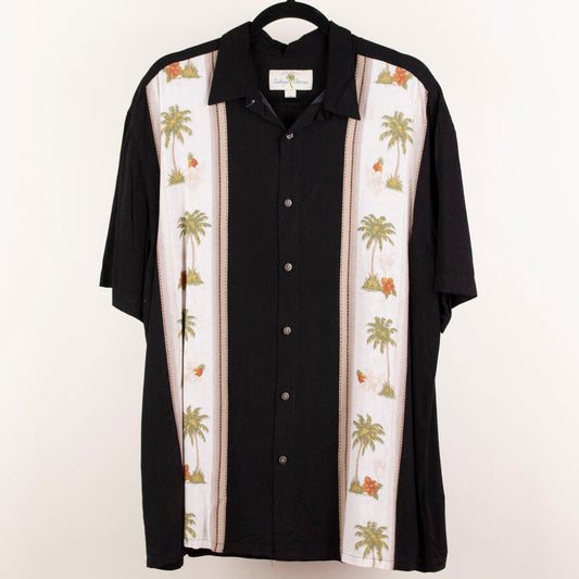 Camisa hawaiana negro (L) Island Shores