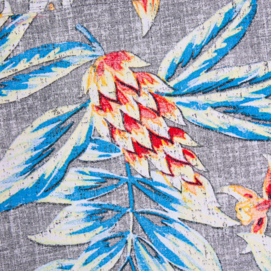 Camisa hawaiana gris (XL) George