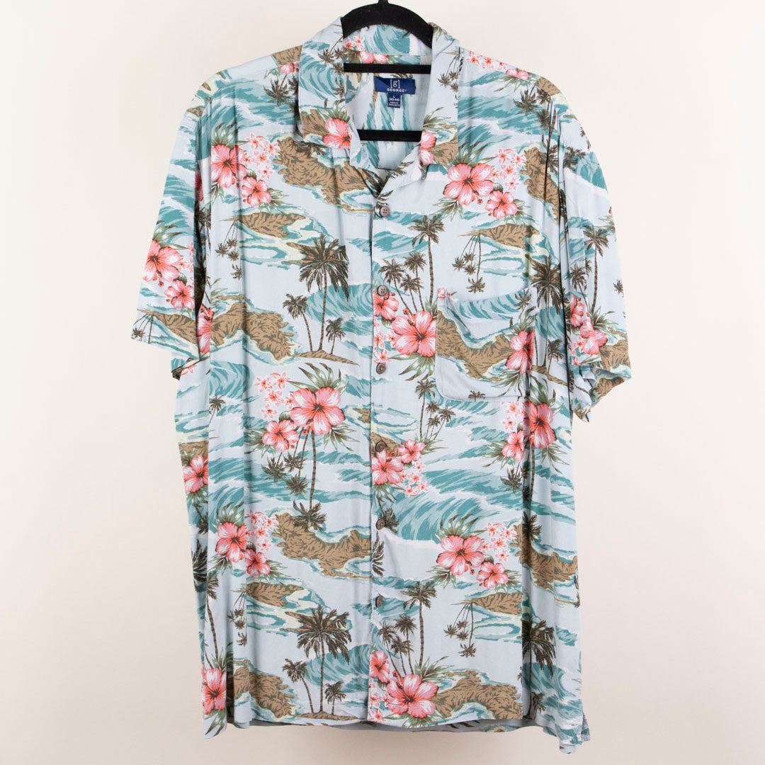 Camisa hawaiana verde (L) George