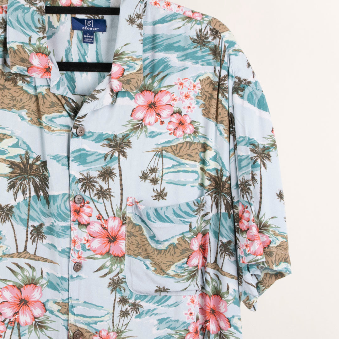 Camisa hawaiana verde (L) George