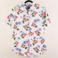 Camisa hawaiana blanca (M) Cactus Man
