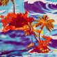 Camisa hawaiana azul (L) Super Massive