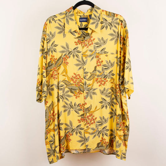 Camisa hawaiana amarilla (XL) Puritan