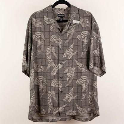 Camisa hawaiana gris (XL) Claiborne