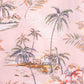 Camisa hawaiana rosa (XL) George