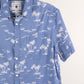 Camisa hawaiana azul (L) Denim and flower