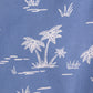 Camisa hawaiana azul (L) Denim and flower