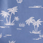 Camisa hawaiana azul (L) Denim and flower