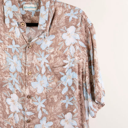 Camisa hawaiana cafe (L) Caribbean