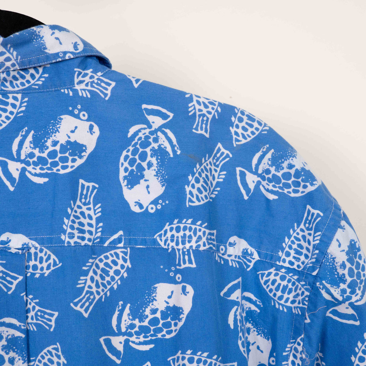 Camisa hawaiana azul (L) The fox collection