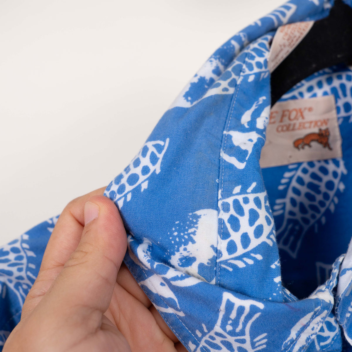Camisa hawaiana azul (L) The fox collection