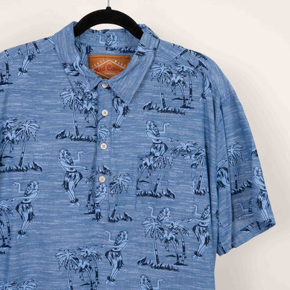 Camisa hawaiana  azul (XL) Red camel