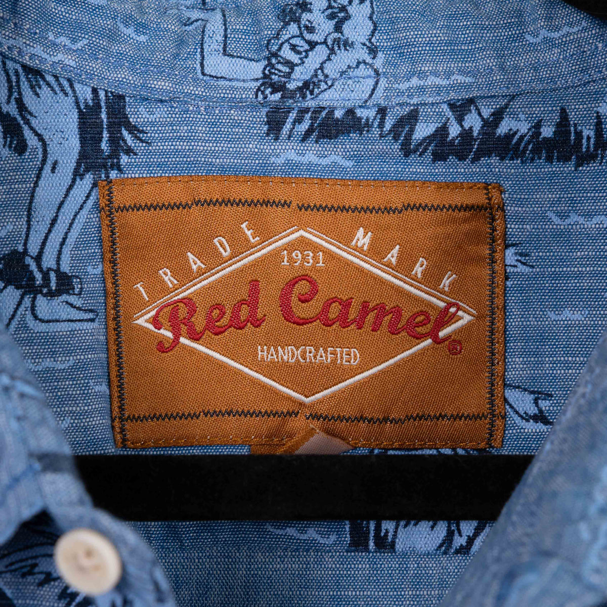Camisa hawaiana  azul (XL) Red camel