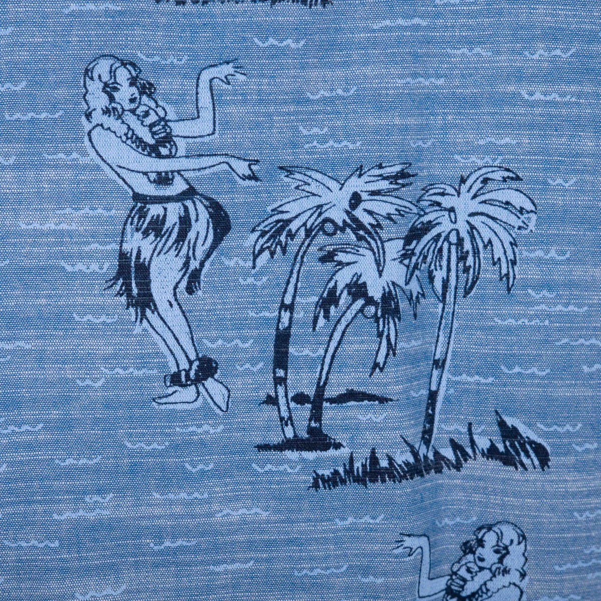 Camisa hawaiana  azul (XL) Red camel