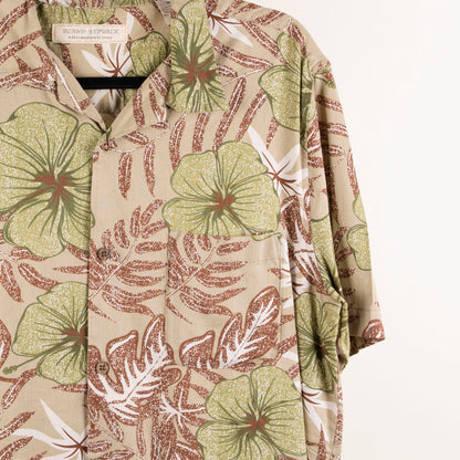 Camisa hawaiana verde (XL) Island Republic