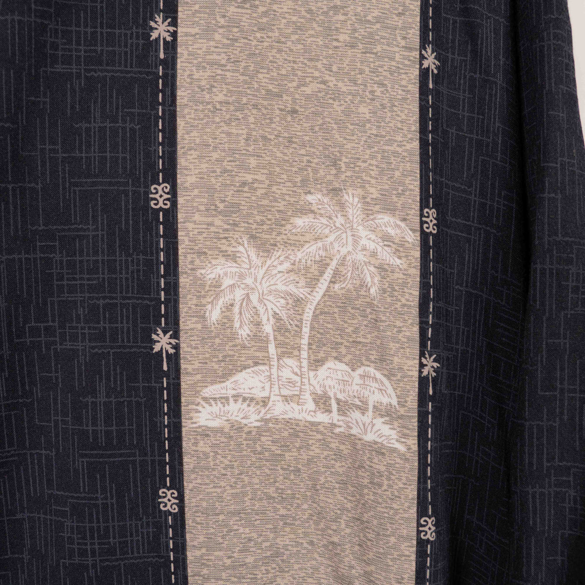 Camisa hawaiana negra (L) Campia