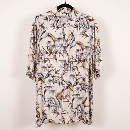Camisa hawaiana beige (XL) windham pointe
