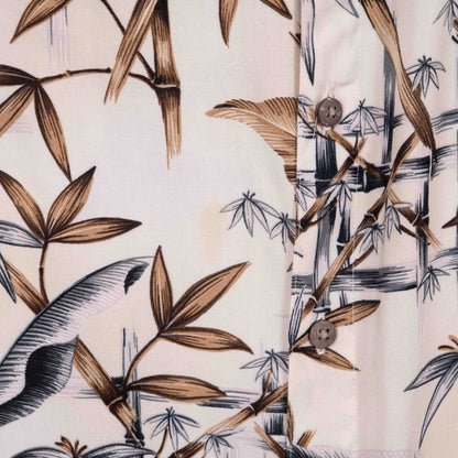 Camisa hawaiana beige (XL) windham pointe