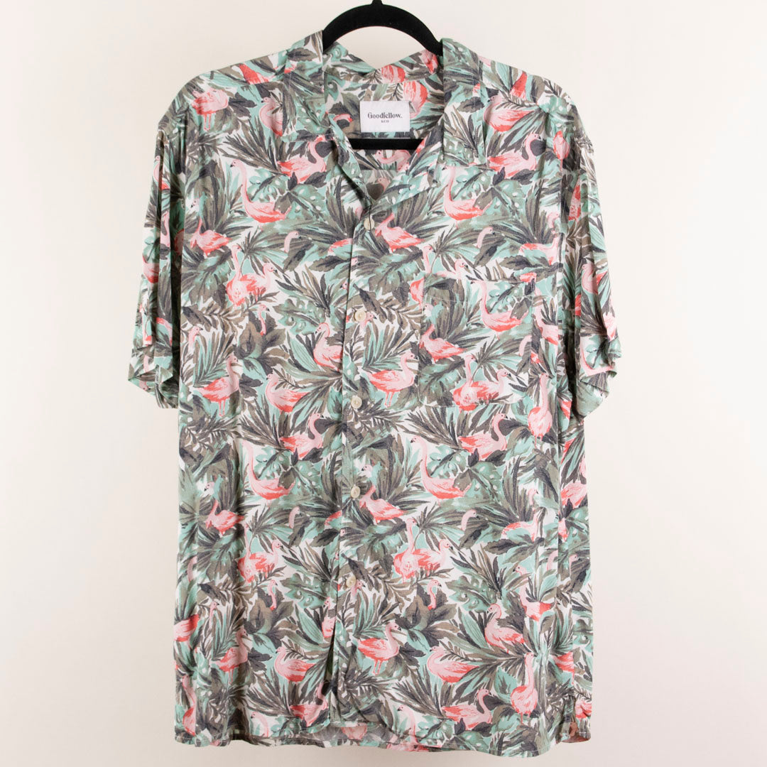 Camisa hawaiana multicolor (L) Goodfellow