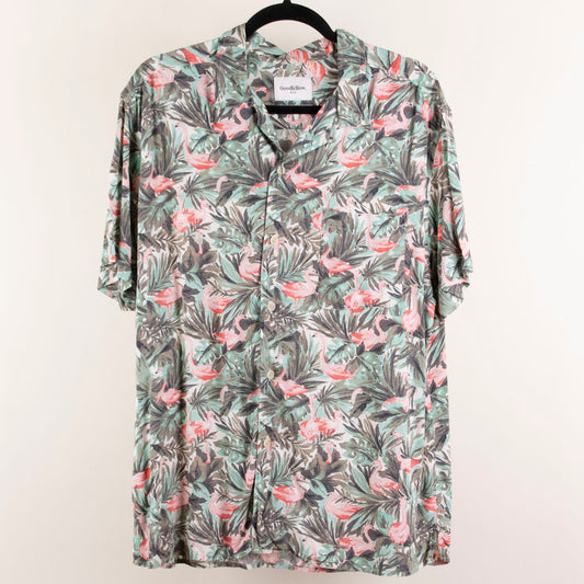 Camisa hawaiana multicolor (L) Goodfellow