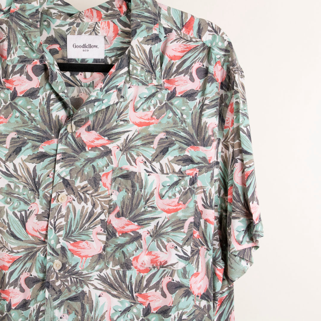 Camisa hawaiana multicolor (L) Goodfellow