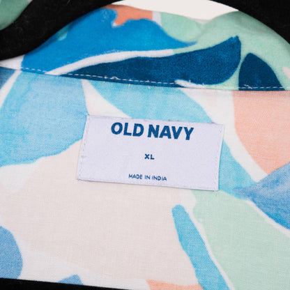 Camisa estampada multicolor (XL) Old navy