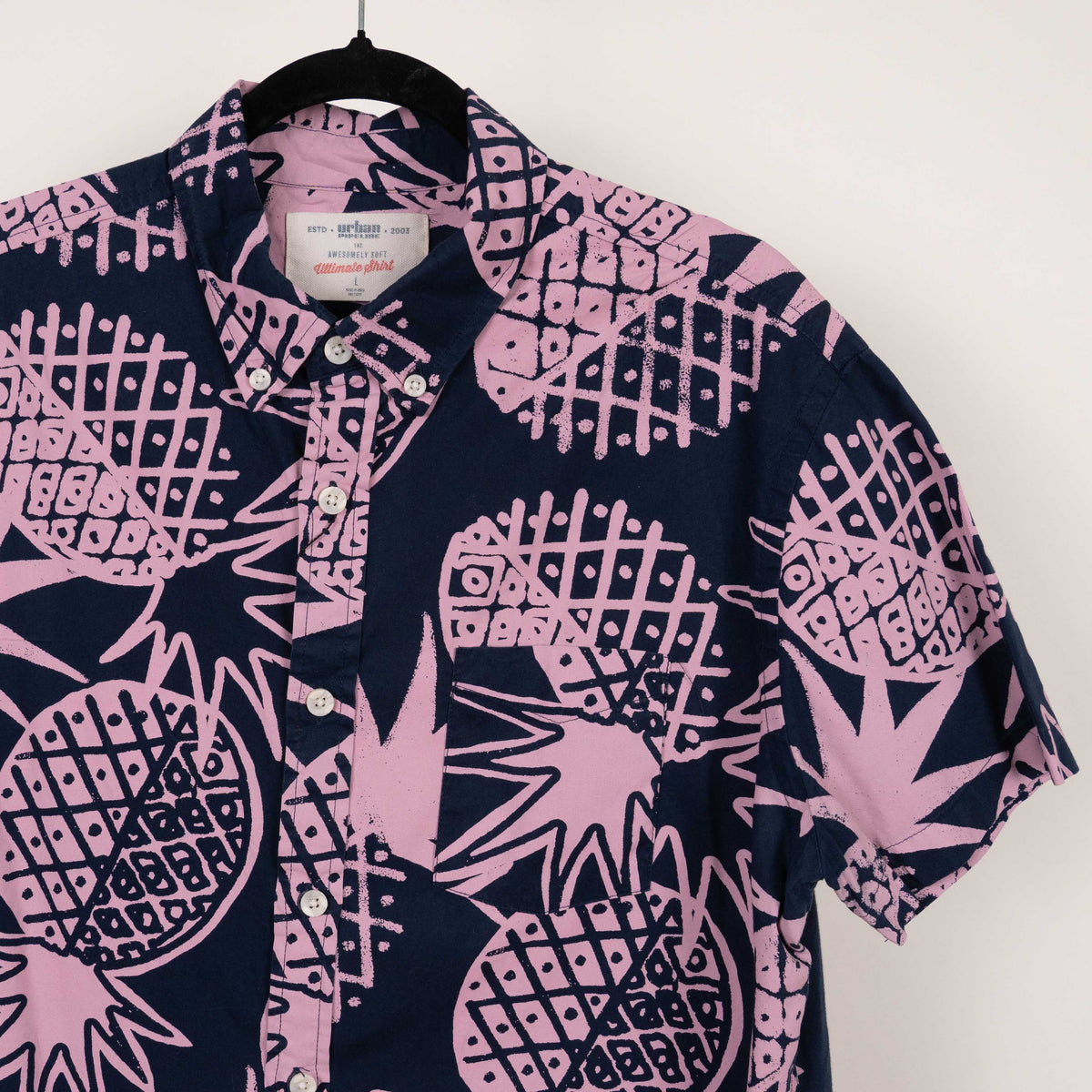 camisa hawaiana negra (L) ultimate shirt