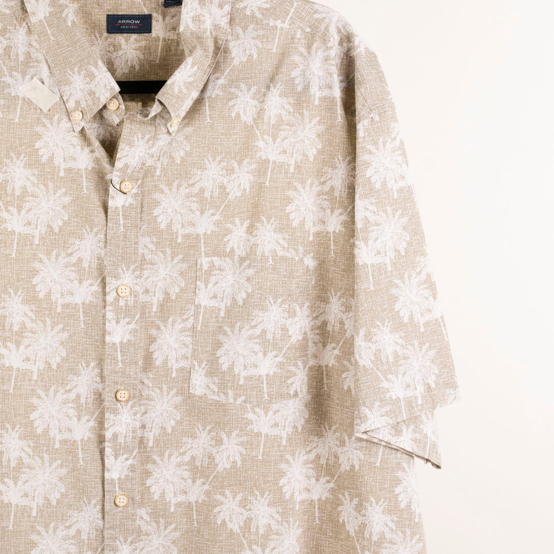 Camisa hawaiana beige (2XL) Arrow
