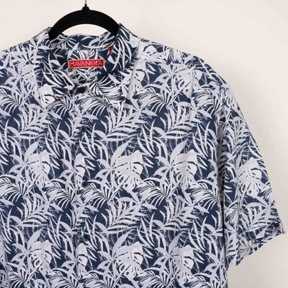 Camisa Hawaiana azul (L) Havanera