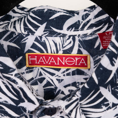 Camisa Hawaiana azul (L) Havanera