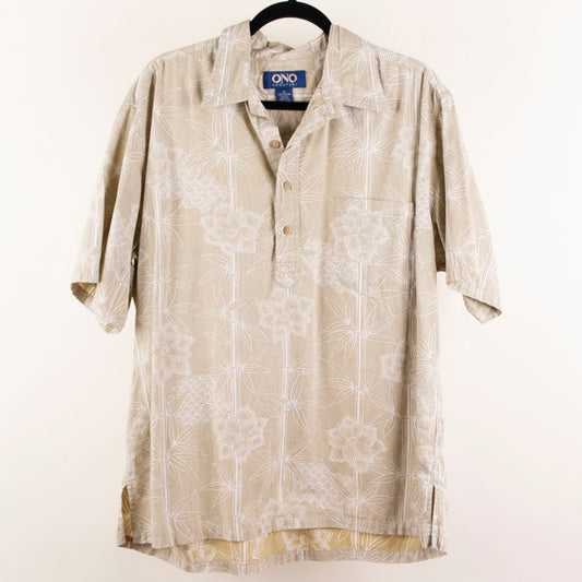 Camisa hawaiana beige (XL) ONO & Company
