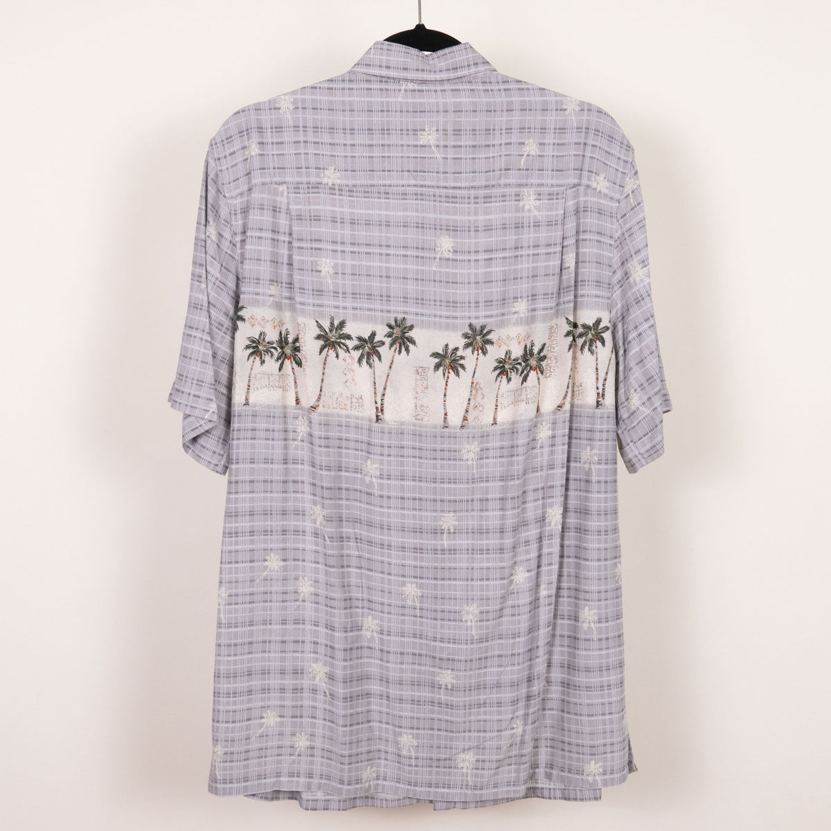 Camisa hawaiana gris (M) Batick bay