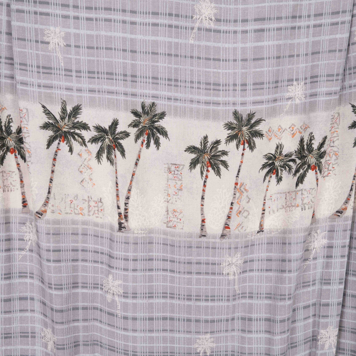 Camisa hawaiana gris (M) Batick bay