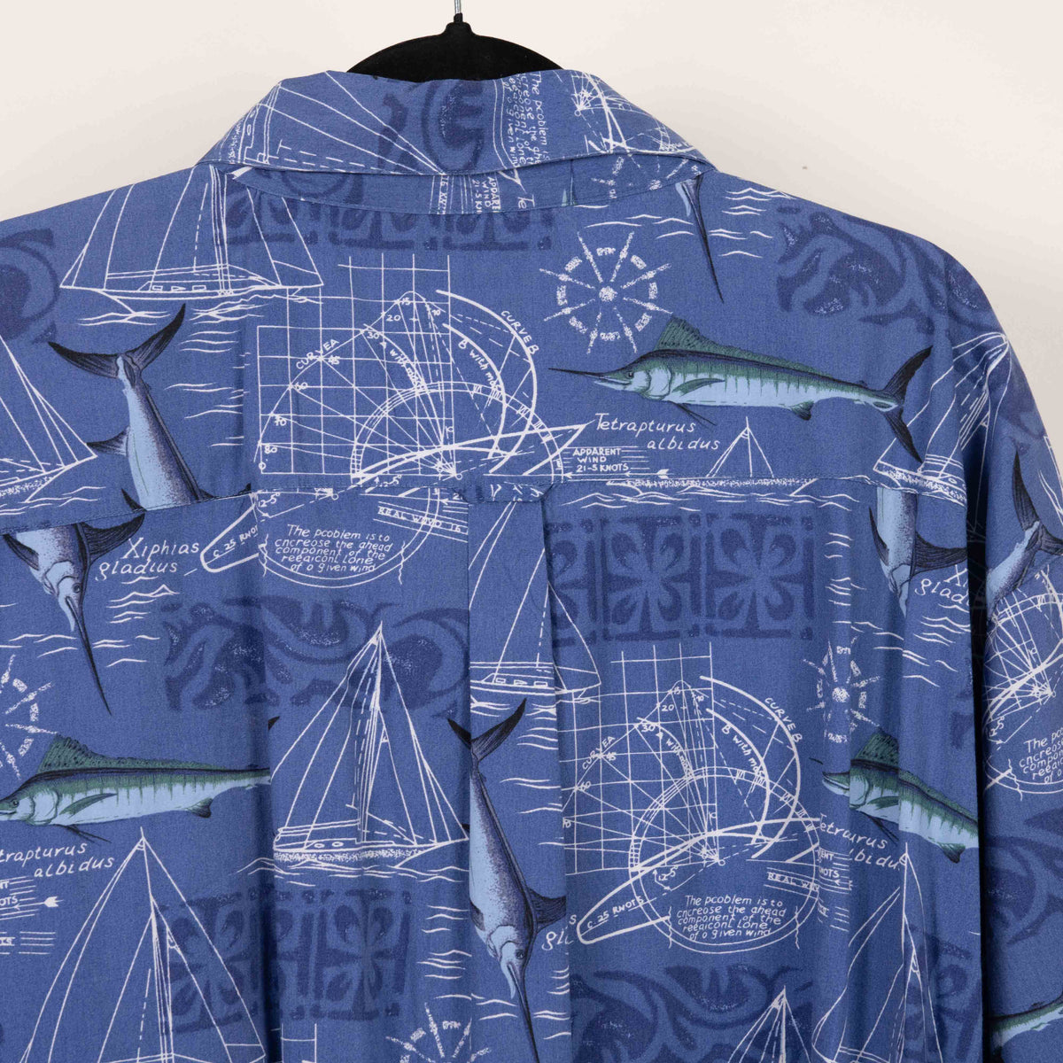 camisa hawaiana azul (4XL) Island blue