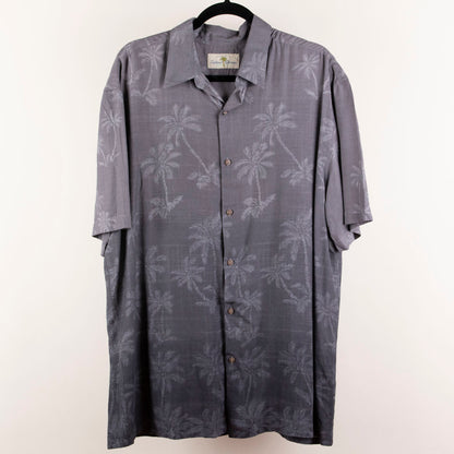 Camisa hawaiana gris (XL) Island Shores